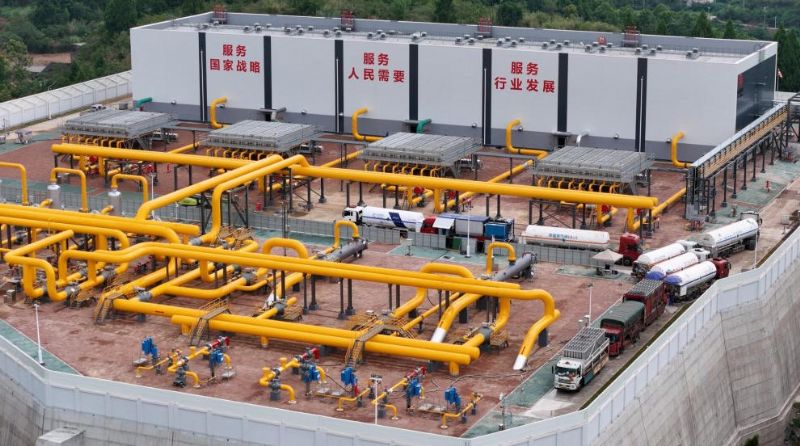 川氣東送二線天然氣管道首段投產進氣